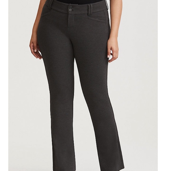 torrid Pants - Torrid charcoal stretch work pant